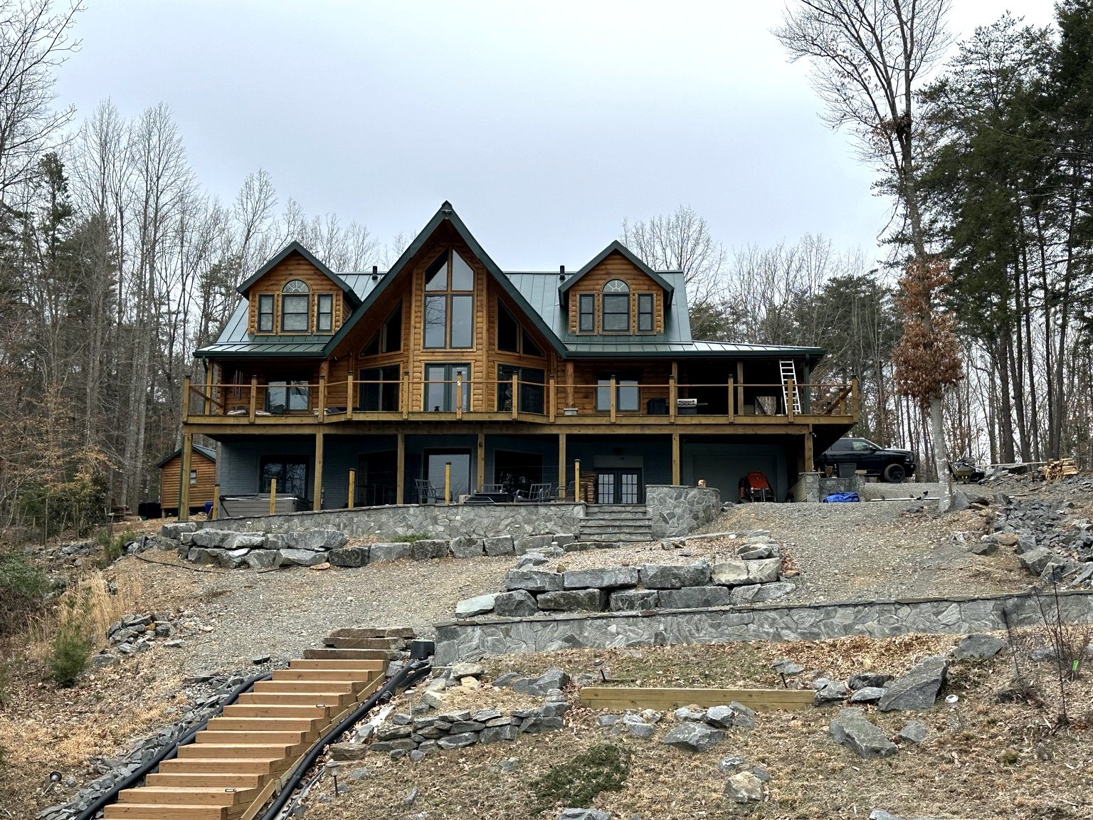 Standing seam metal roofing project