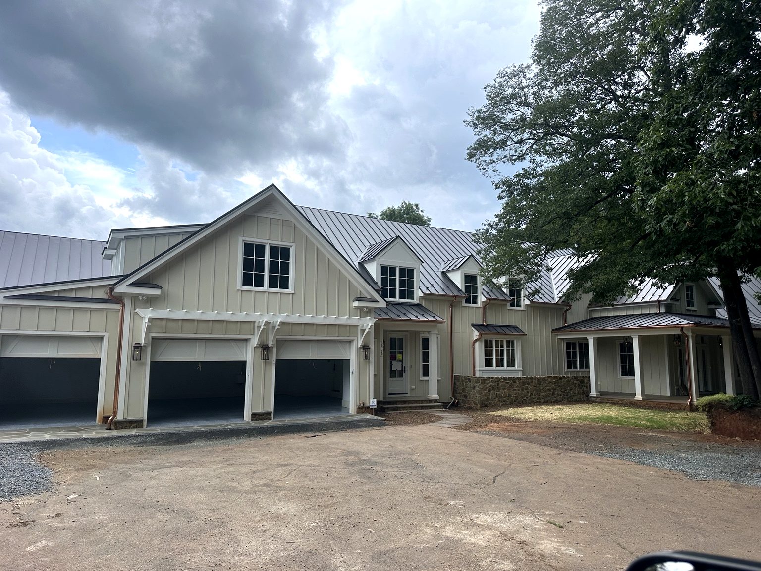 Standing seam metal roofing project