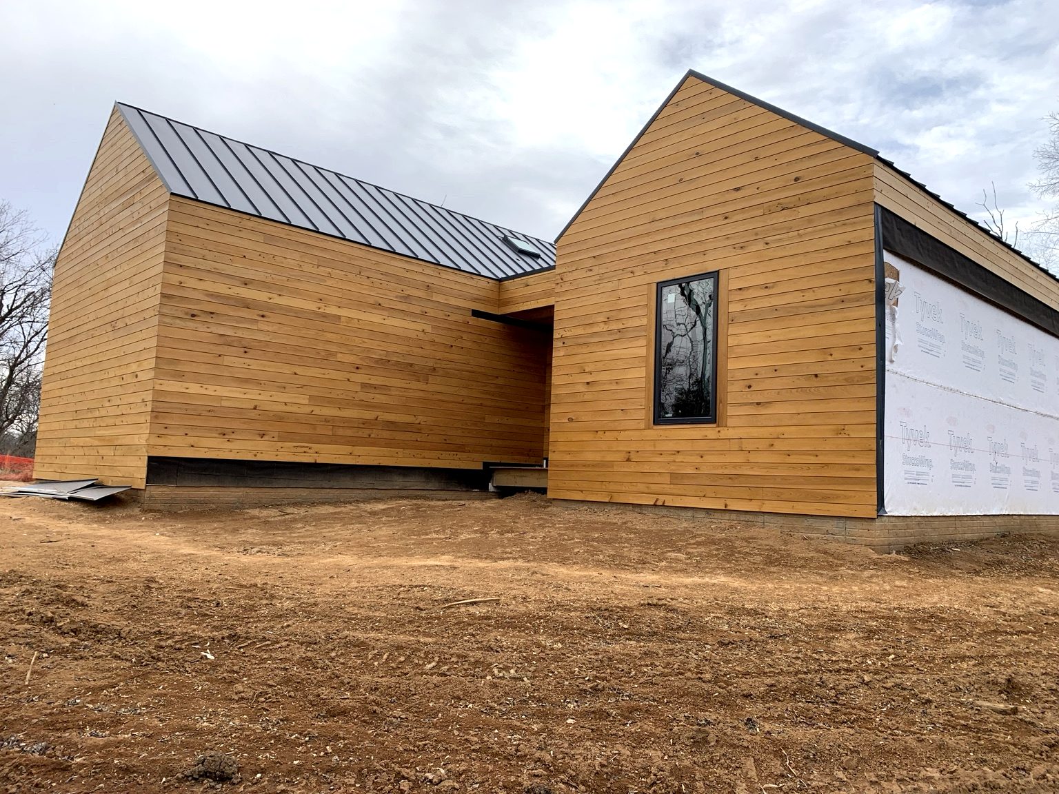 Standing seam metal roofing project