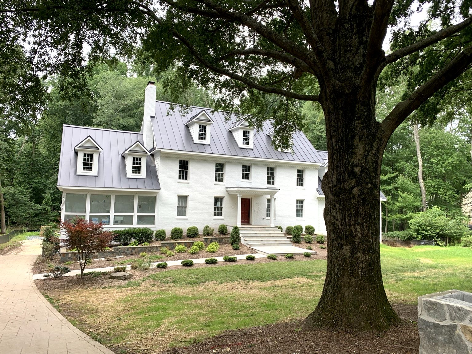 Standing seam metal roofing project
